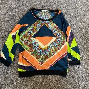 collective concepts textured blouse